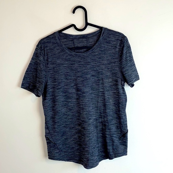NWOT LULULEMON long distance short sleeve in heathered black - Picture 2 of 9